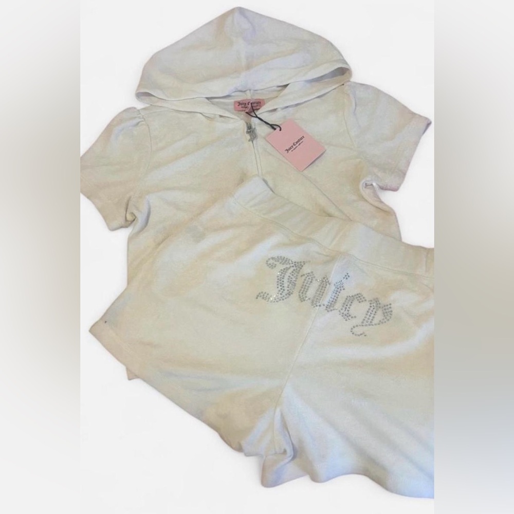 Juicy Couture White Track Set